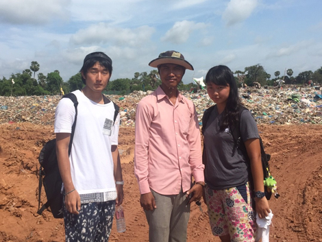 カンボジアでボランティア活動