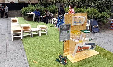 東京・銀座における既存都市ストックを活用した空間活用の社会実験「ほっとスポット銀座」