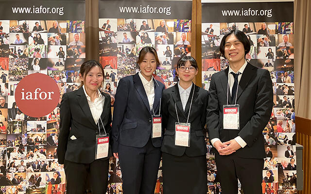 数理工学科生が国際学術シンポジウムにて英語で研究発表しました